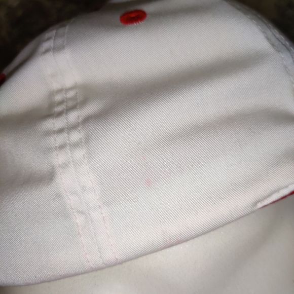 Ohio State Buckeyes Hat Cap Top Of The World White Red Adult Adjustable OSU - Picture 6 of 9